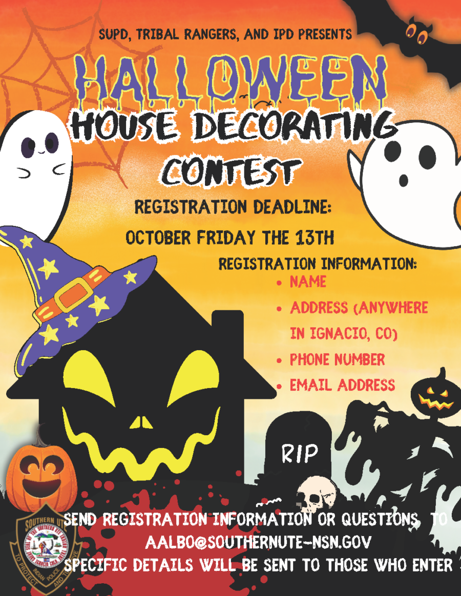 Events For February 2024 Southern Ute Indian Tribe   HALLOWEEN HOUSE DECORATING CONTEST FLYER 2 900x1164 